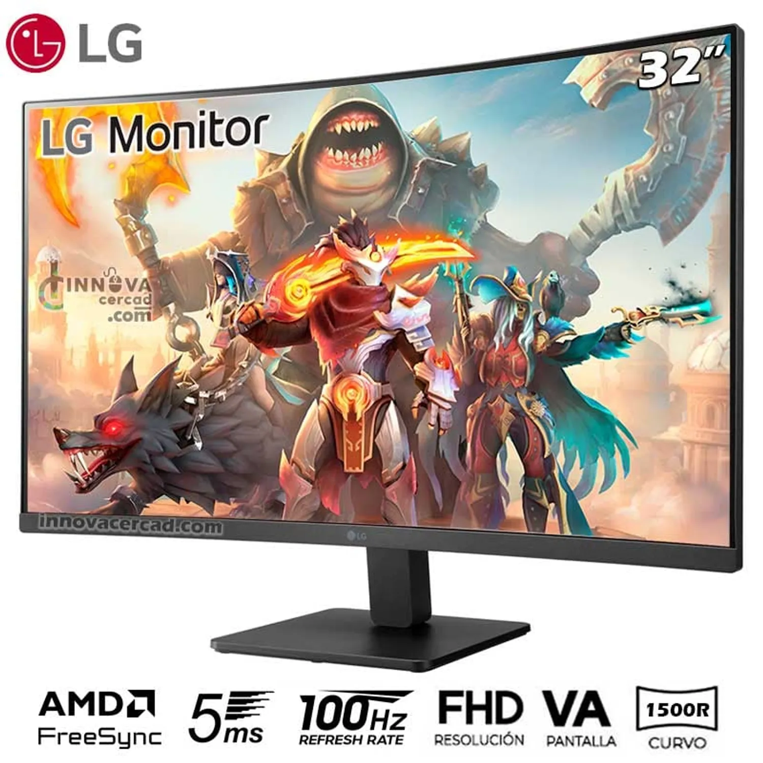 MONITOR LG 32MR50C CURVO | 32" FHD | 100HZ | AMD FREESYNC